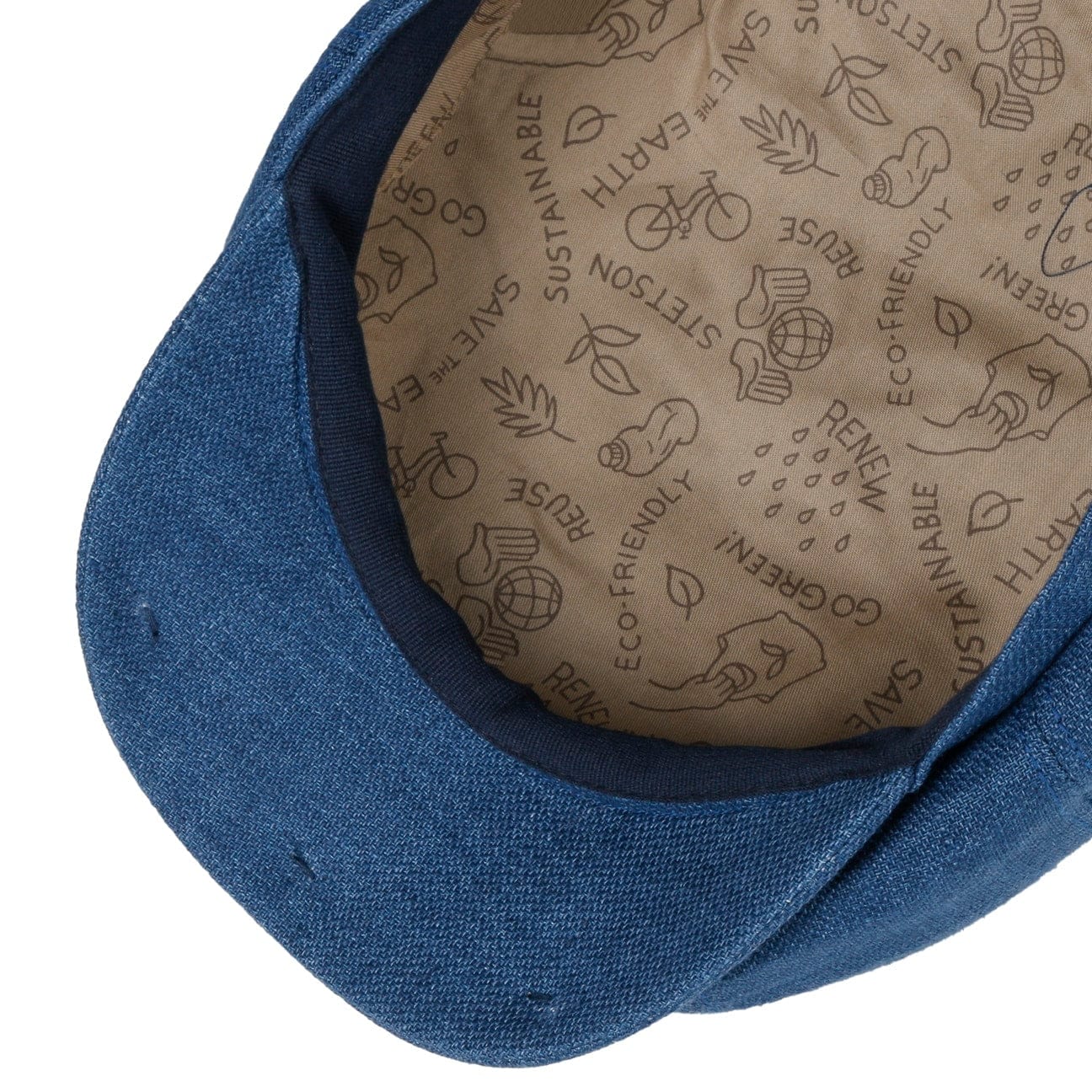 Hatteras Uni Sustainable Linen Flat Cap by Stetson - JJ Hat Center ®