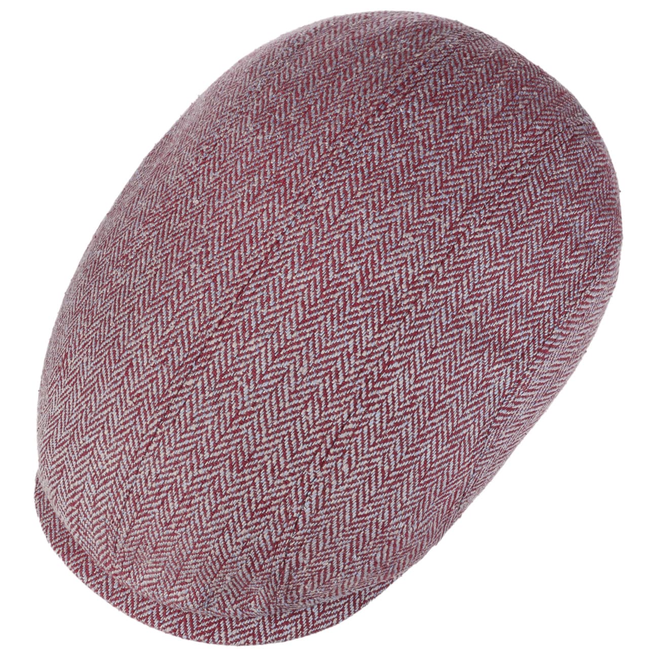 Herringbone Silk Driver Flat Cap by Stetson - JJ Hat Center ®