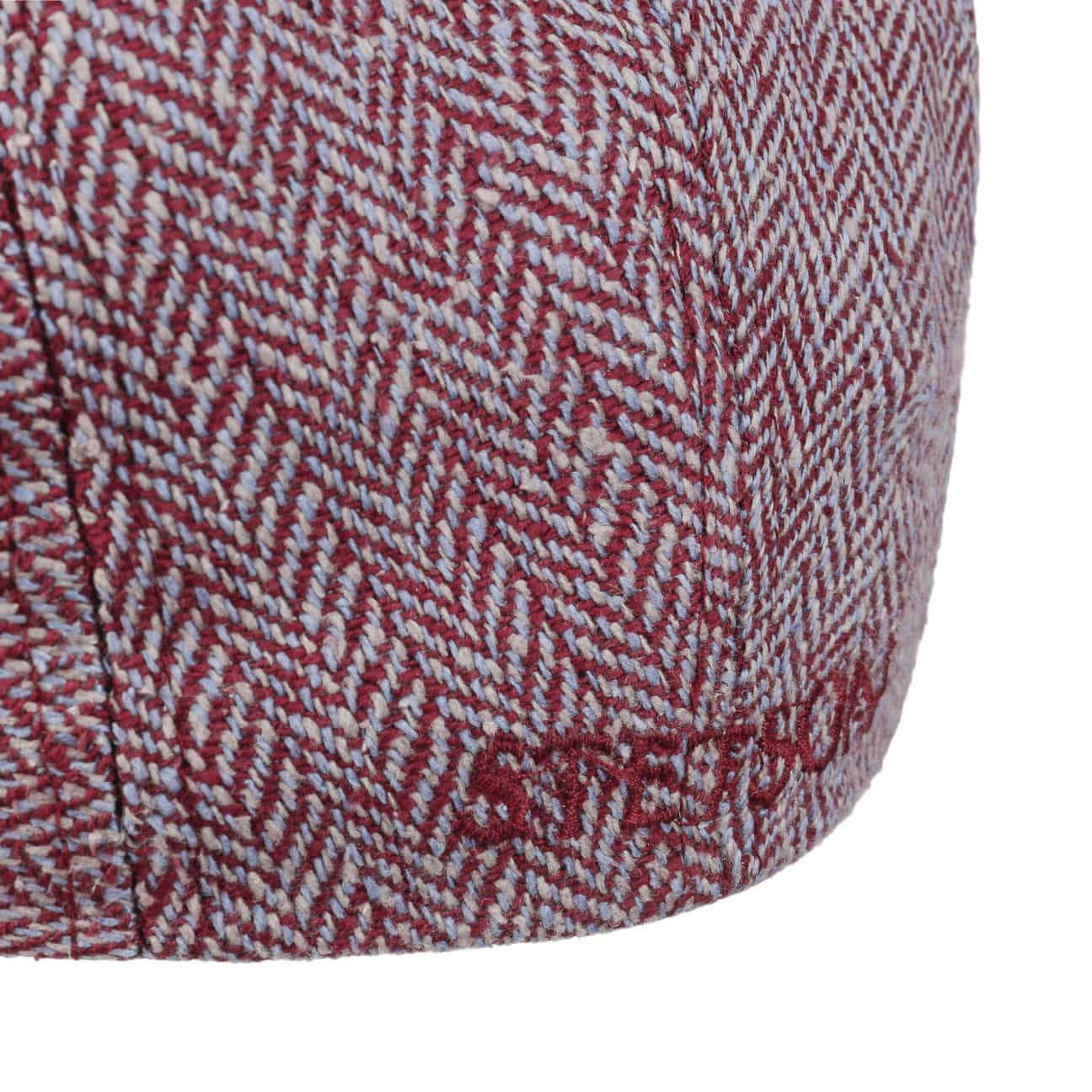 Herringbone Silk Driver Flat Cap by Stetson - JJ Hat Center ®