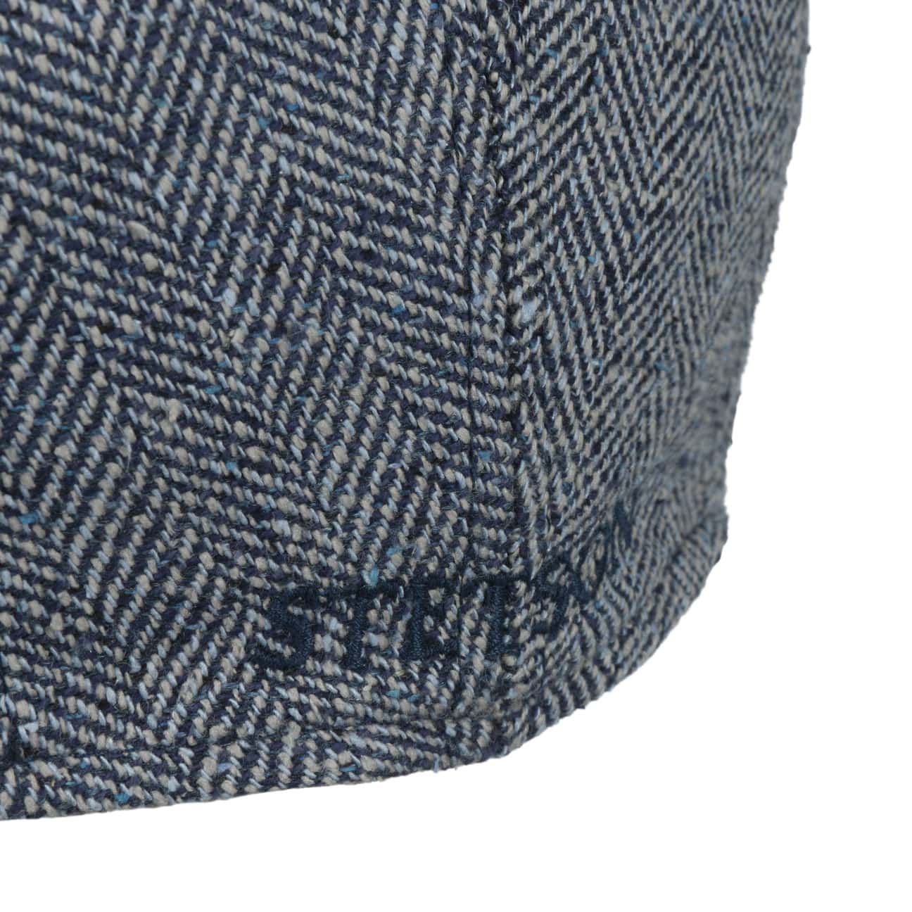 Herringbone Silk Driver Flat Cap by Stetson - JJ Hat Center ®
