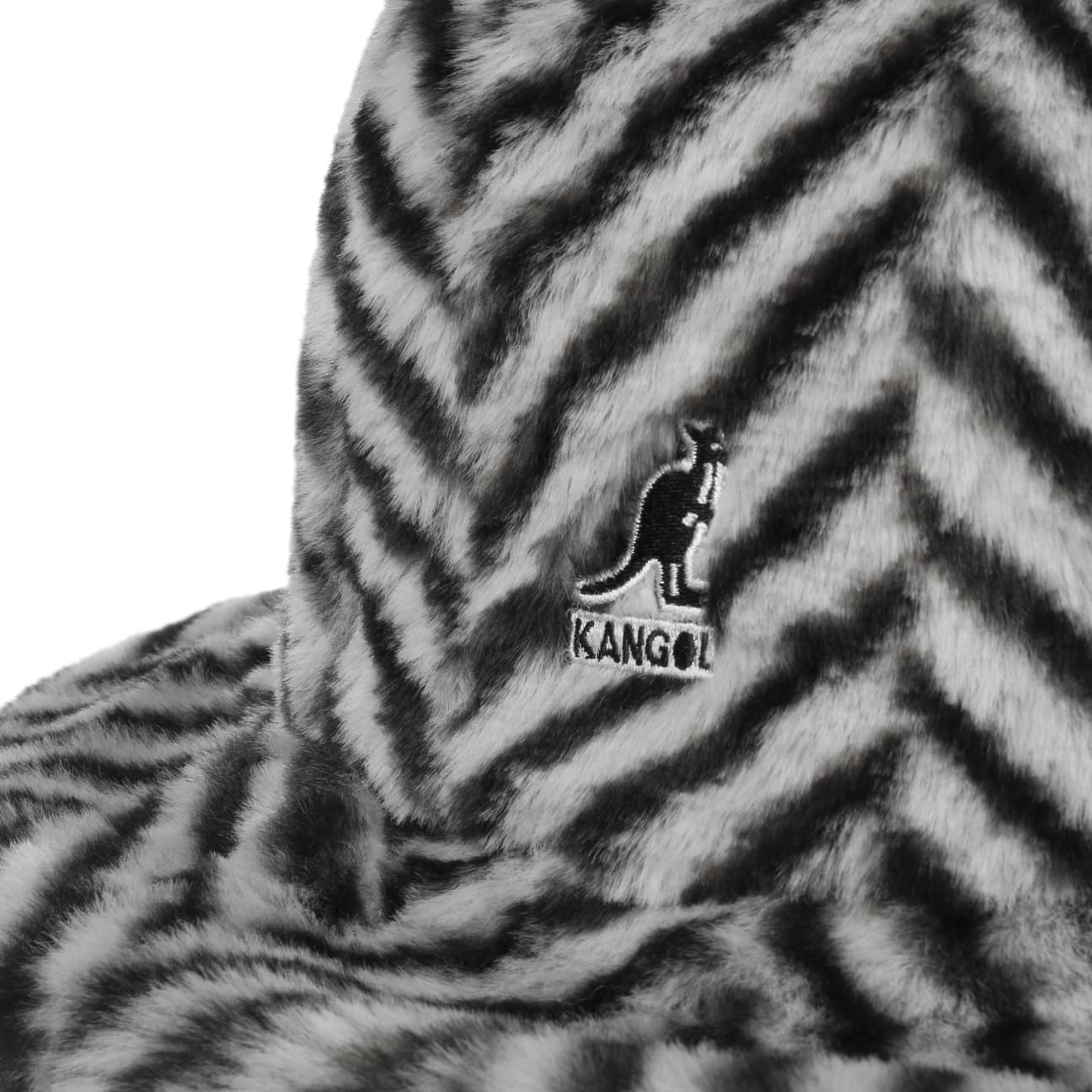 Faux Fur Stripe Casual Cloth Hat by Kangol - JJ Hat Center ®