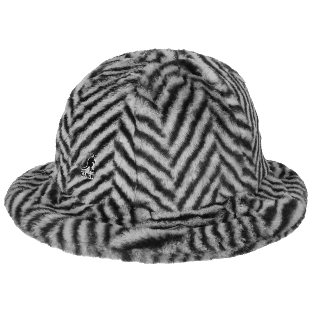 Faux Fur Stripe Casual Cloth Hat by Kangol - JJ Hat Center ®