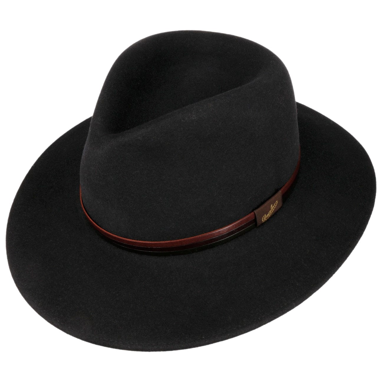 Cagliero Felt Hat with Leather Band by Borsalino - JJ Hat Center ®