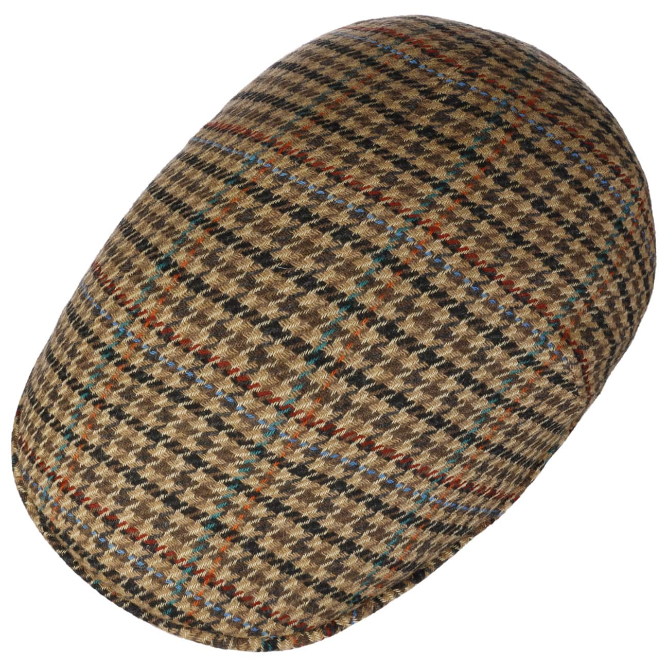 Ventova Check Flat Cap by Borsalino - JJ Hat Center ®