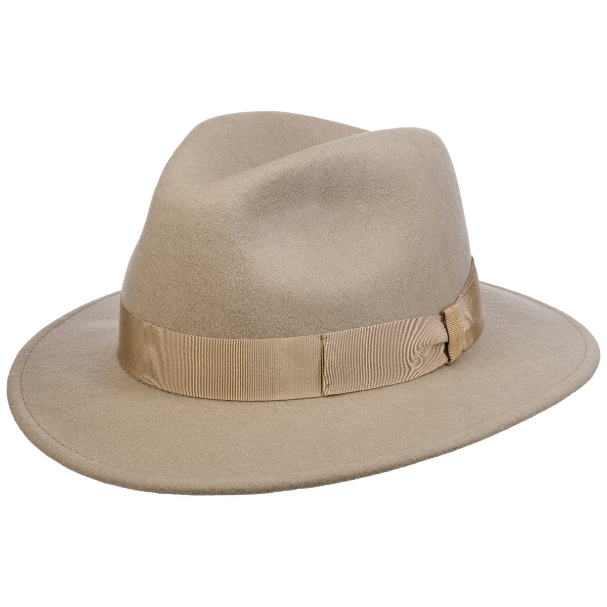 J.Crew Wool Grosgrain Hat - Made in Italy - Pale Beige 2 Sizes BNWT SO RETIRED Piemonte Traveller Wool Hat main image 4