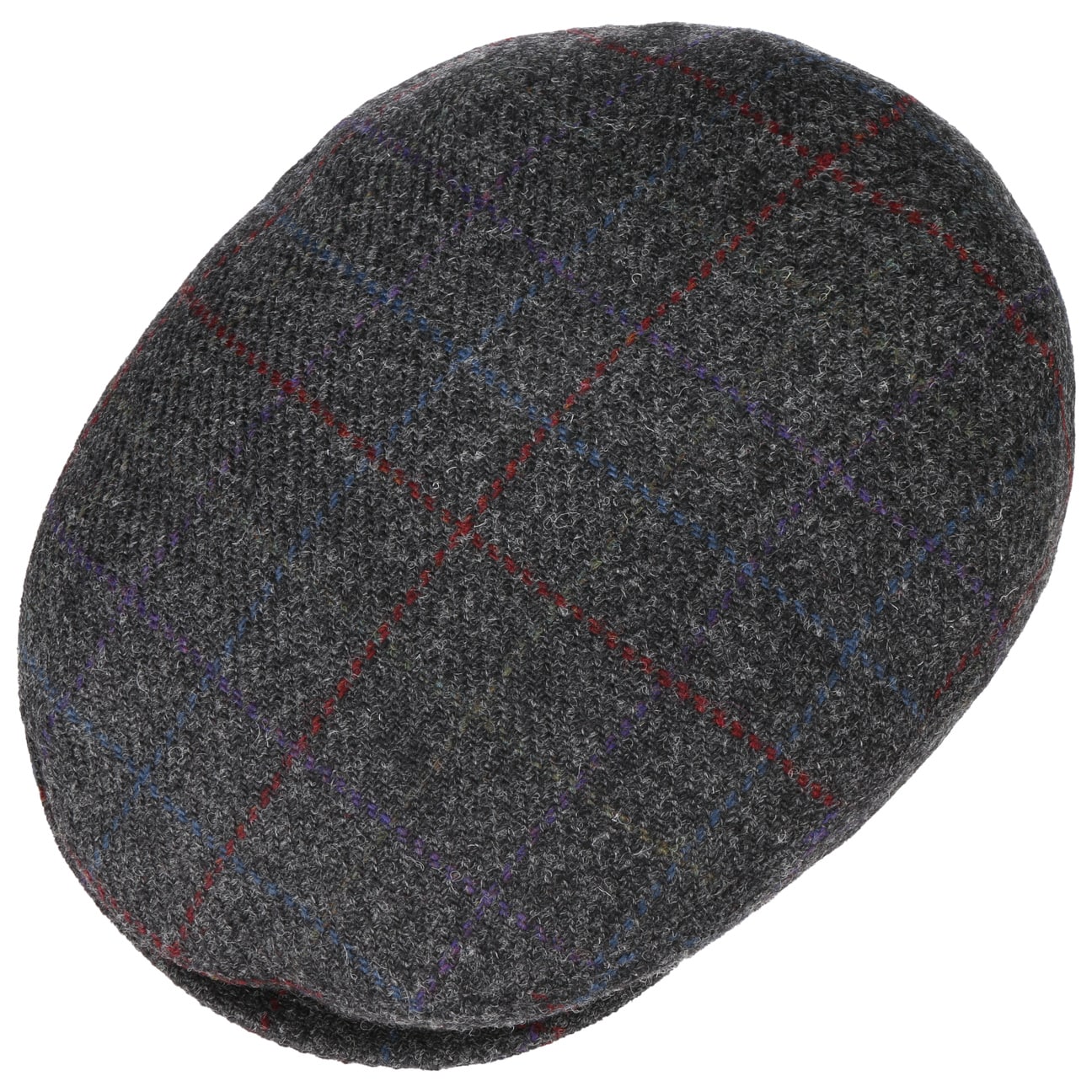 Lord Windowpane Plaid Flat Cap - JJ Hat Center ®