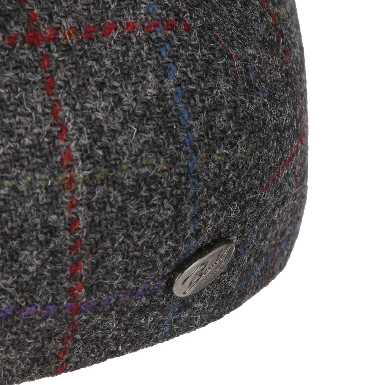 Galvin Windowpane Plaid Flat Cap - JJ Hat Center ®