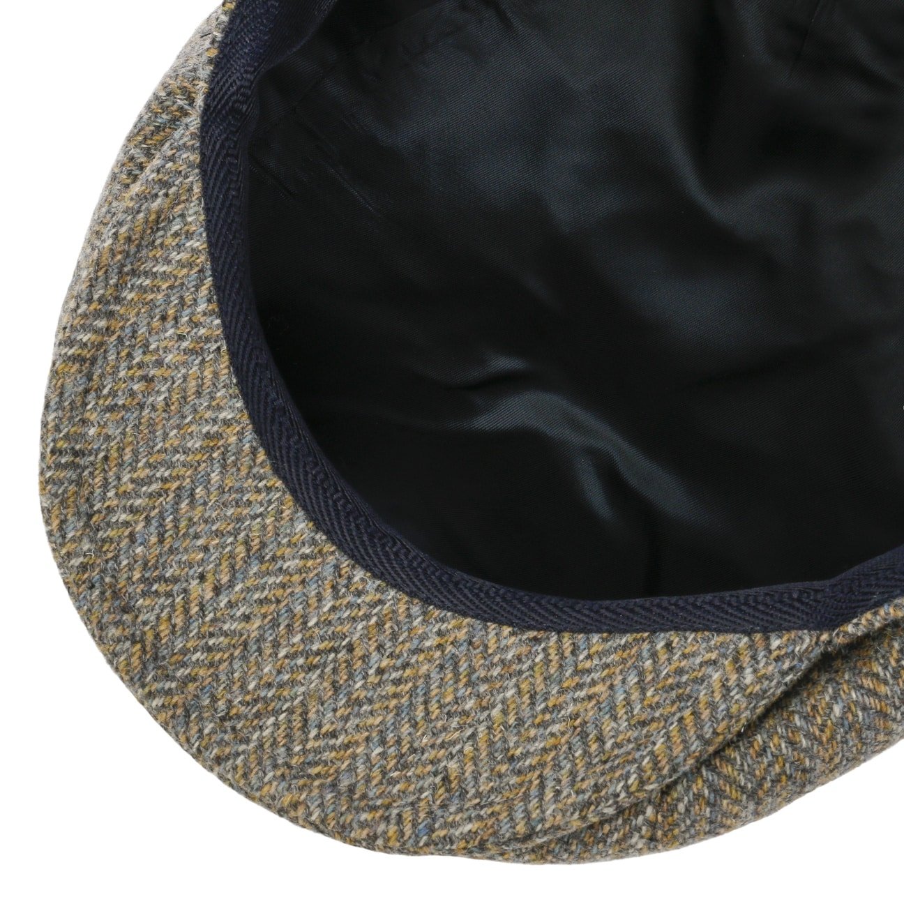 Galvin Stripe Herringbone Flat Cap - JJ Hat Center ®