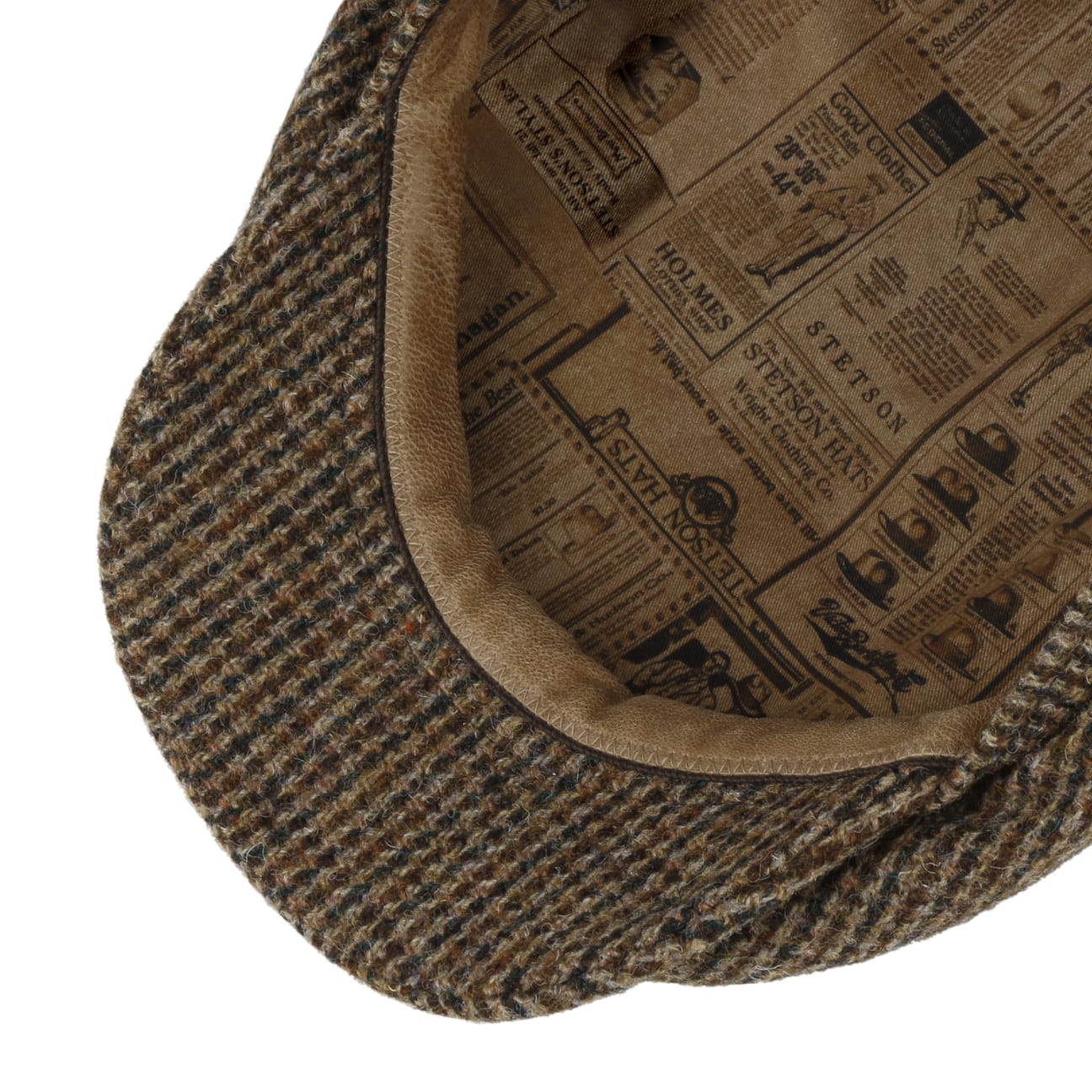 Brayton Harris Tweed Driver Flat Cap by Stetson - JJ Hat Center ®