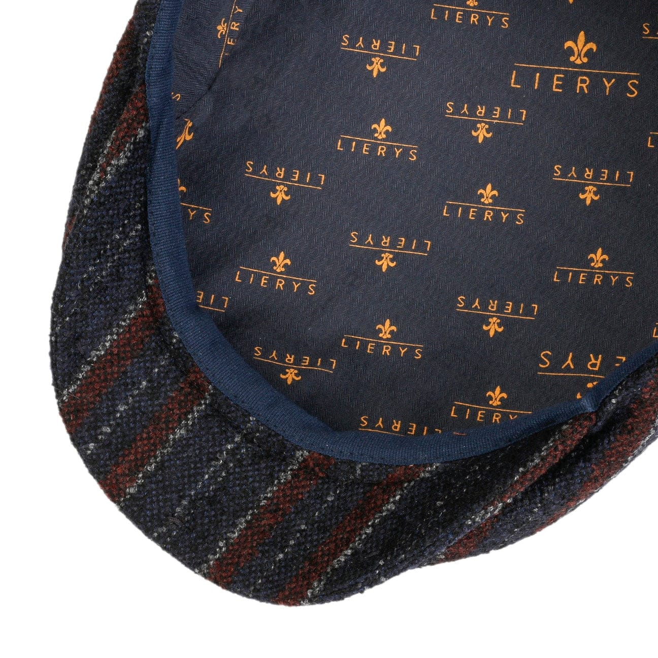 Kent Lana Stripe Flat Cap by Lierys - JJ Hat Center ®