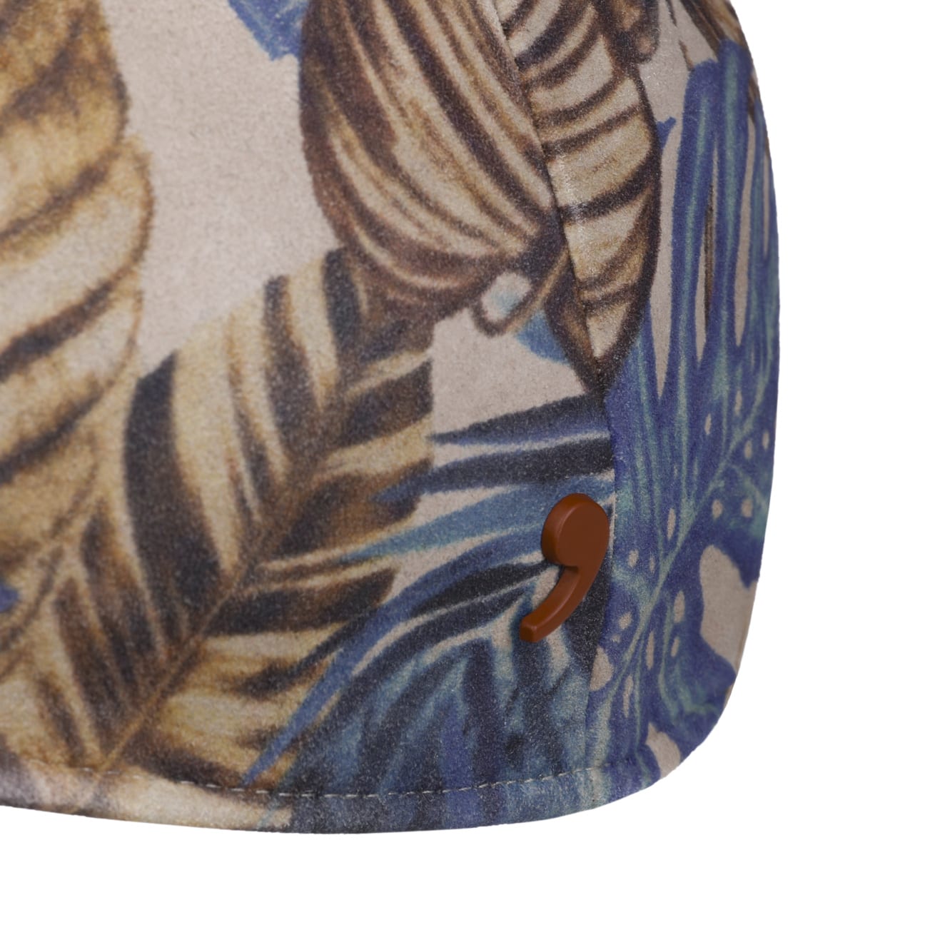 Printed Leather Flat Cap - JJ Hat Center ®