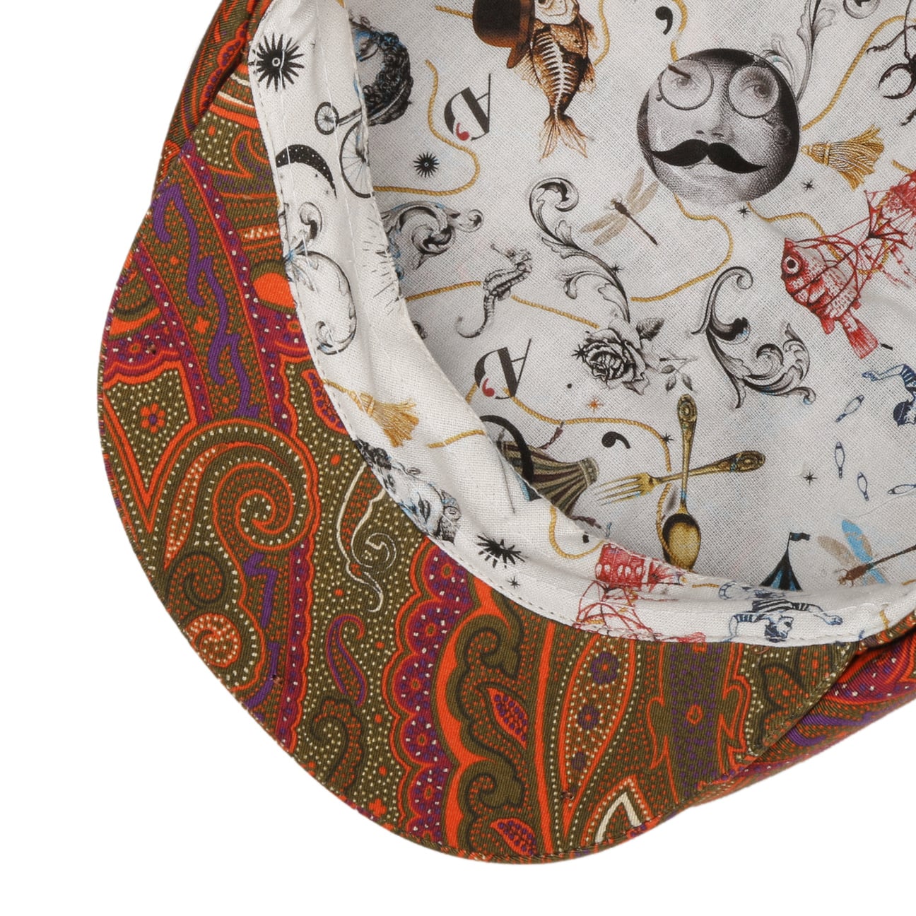 Livelco Paisley Flat Cap by Alfonso D'Este - JJ Hat Center ®