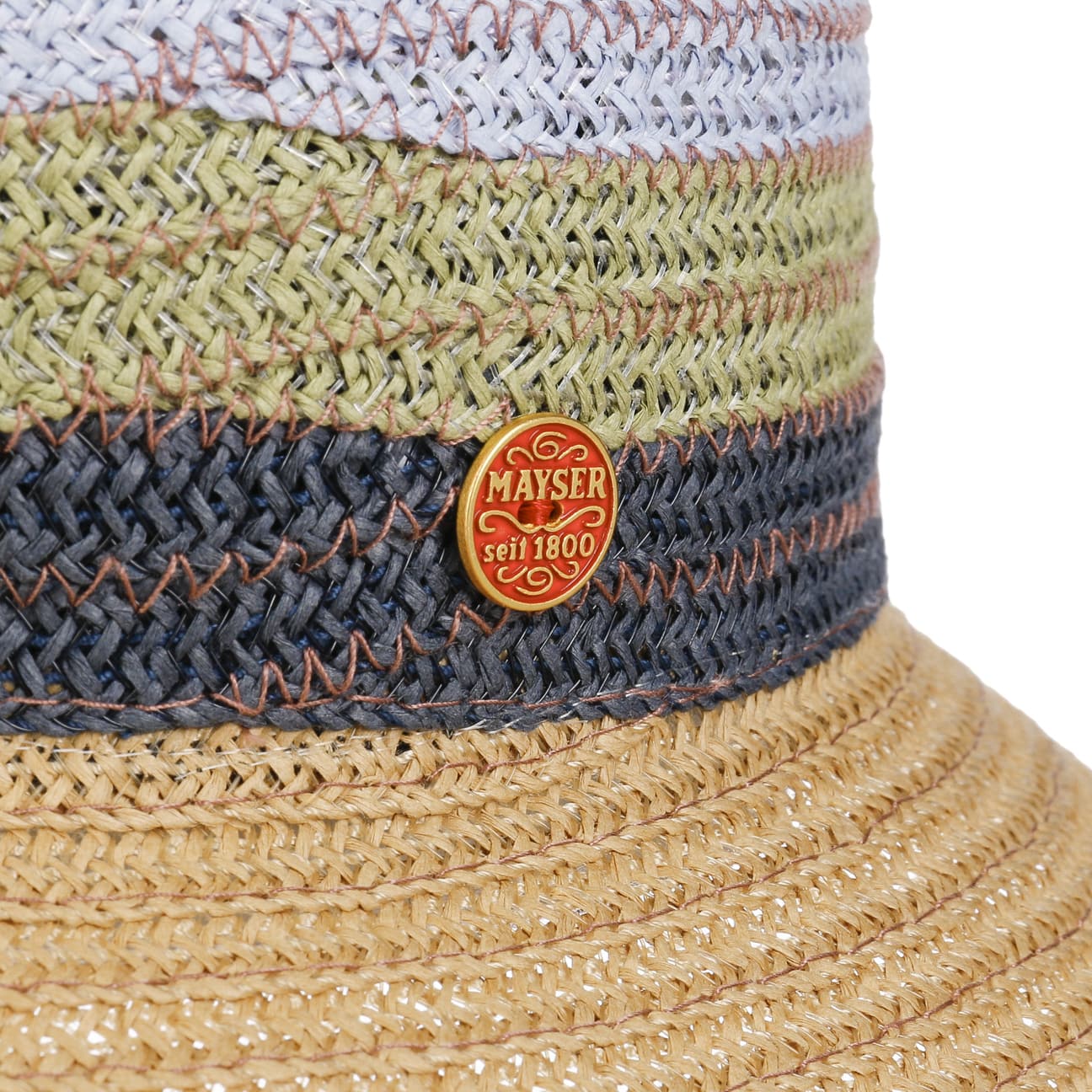 Susanne Multicolour Straw Hat by Mayser - JJ Hat Center ®