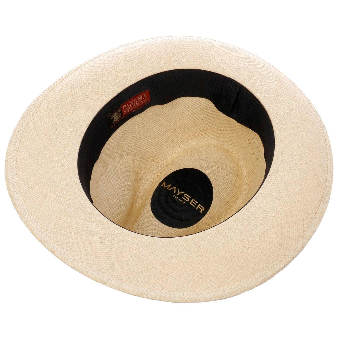 Albenga Green Stripes Panama Hat by Mayser - JJ Hat Center ®