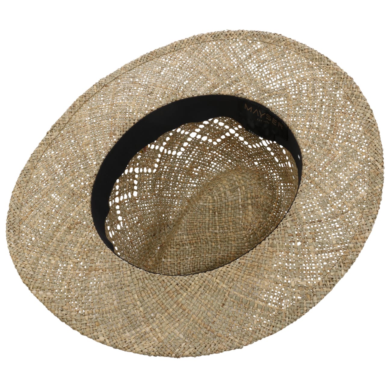 Desco Seagrass Hat with Leather Band by Mayser - JJ Hat Center ®
