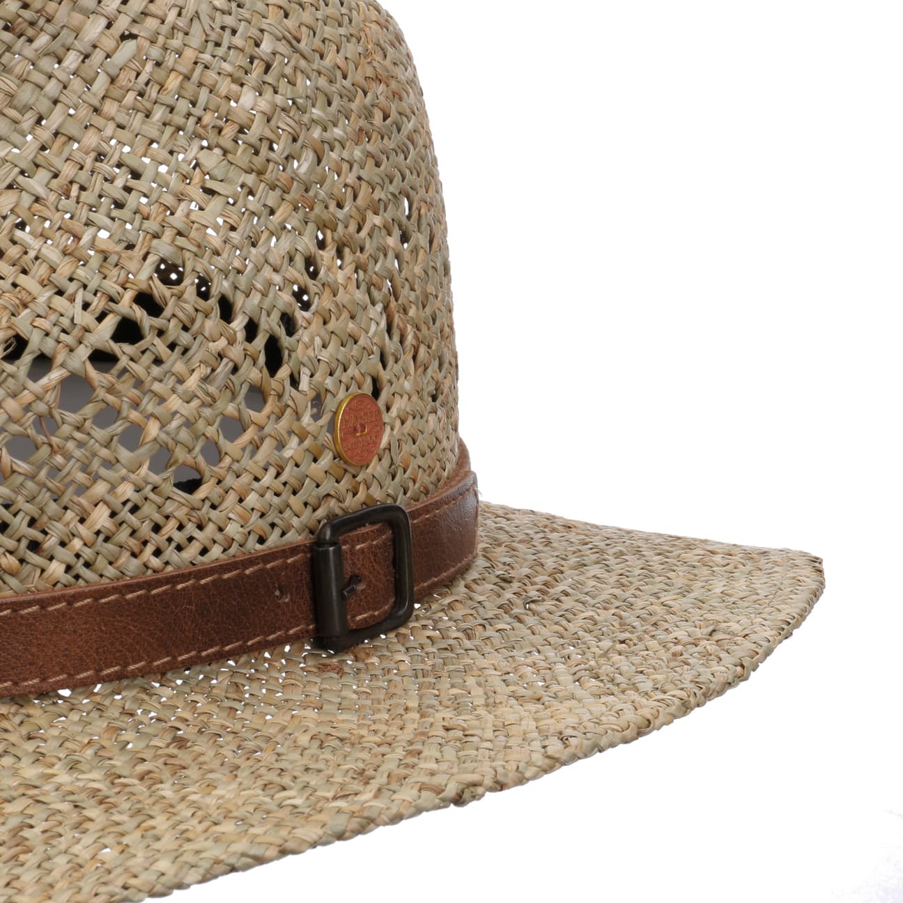Desco Seagrass Hat with Leather Band by Mayser - JJ Hat Center ®