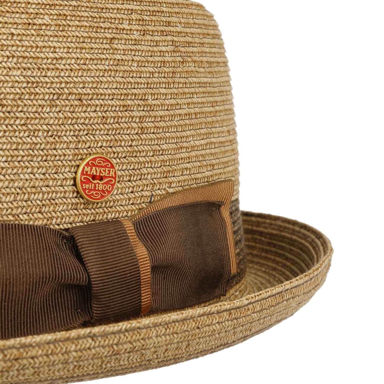 Gareth Classic Pork Pie Straw Hat by Mayser - JJ Hat Center ®