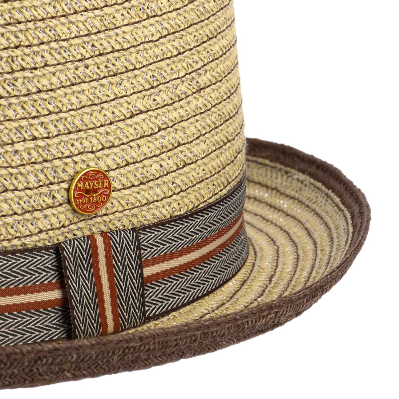 Andy Brown Pork Pie Straw Hat by Mayser - JJ Hat Center ®
