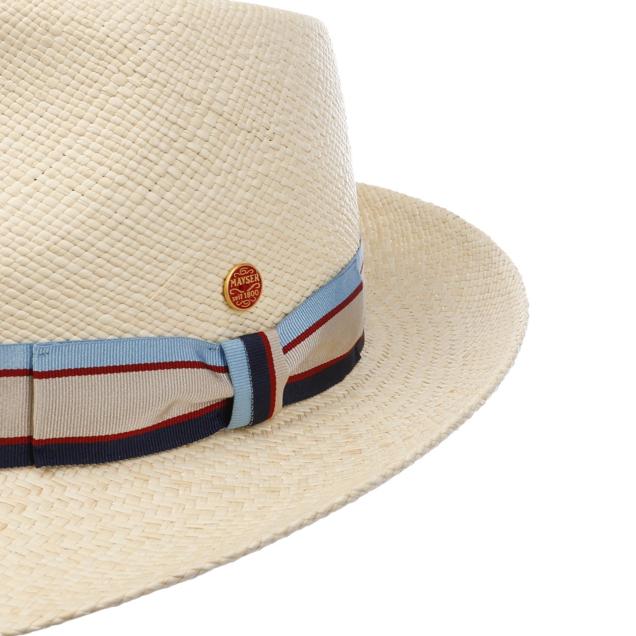 Manuel Stripes Panama Hat by Mayser - JJ Hat Center ®