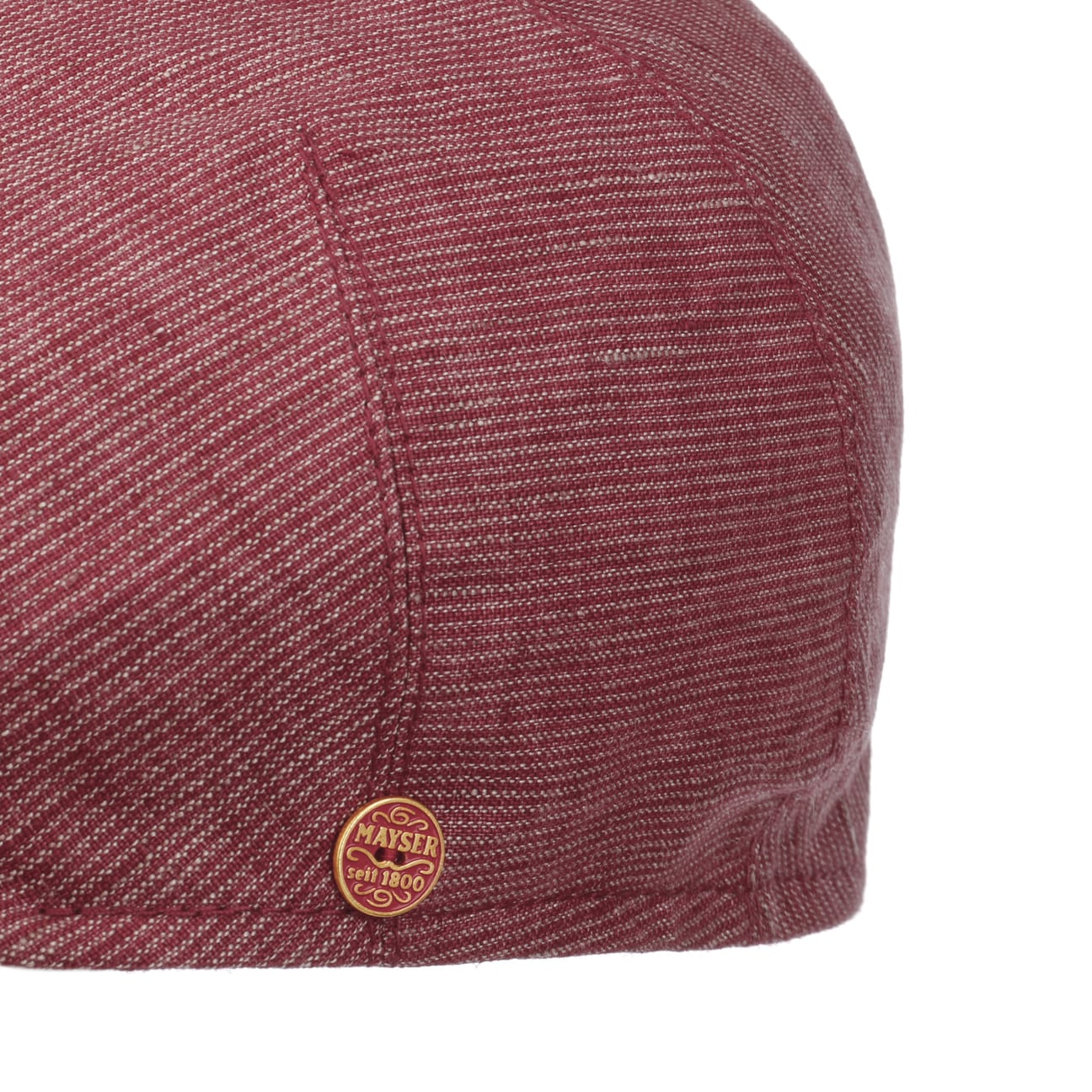 Sidney Linen Stripes Flat Cap by Mayser - JJ Hat Center ®