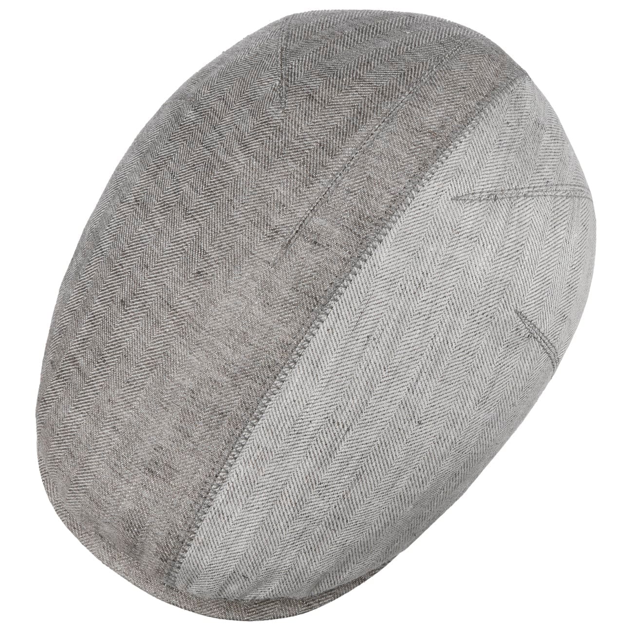 Jasper Twotone Linen Flat Cap by Mayser - JJ Hat Center ®