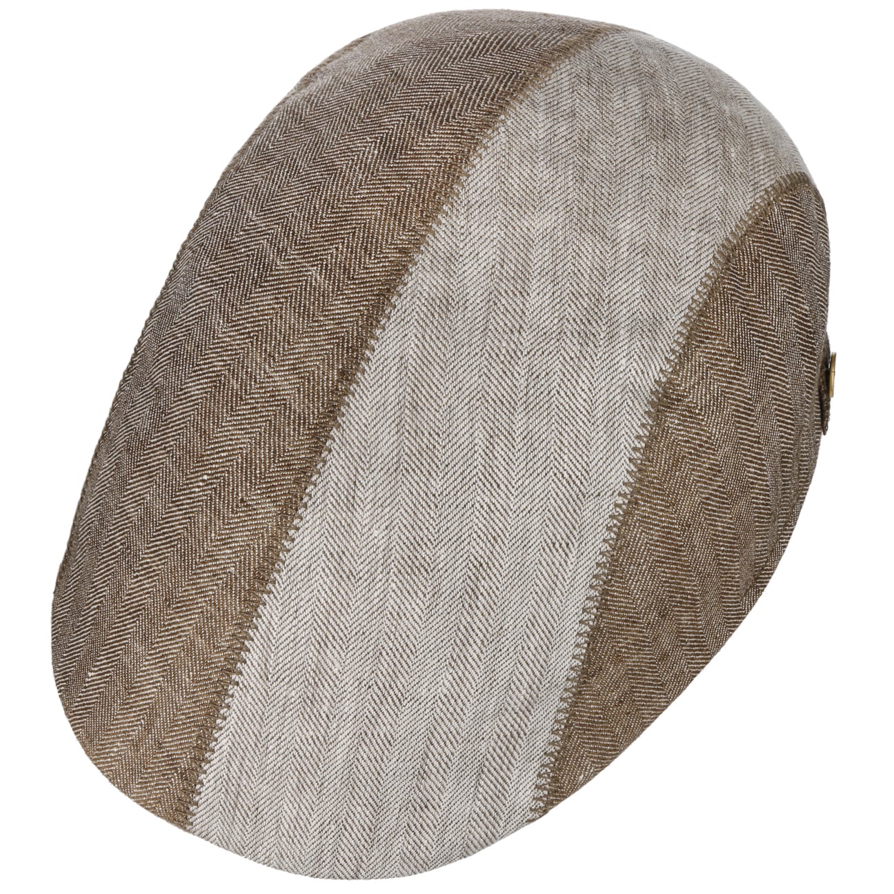 Prince Twotone Linen Flat Cap by Mayser - JJ Hat Center ®