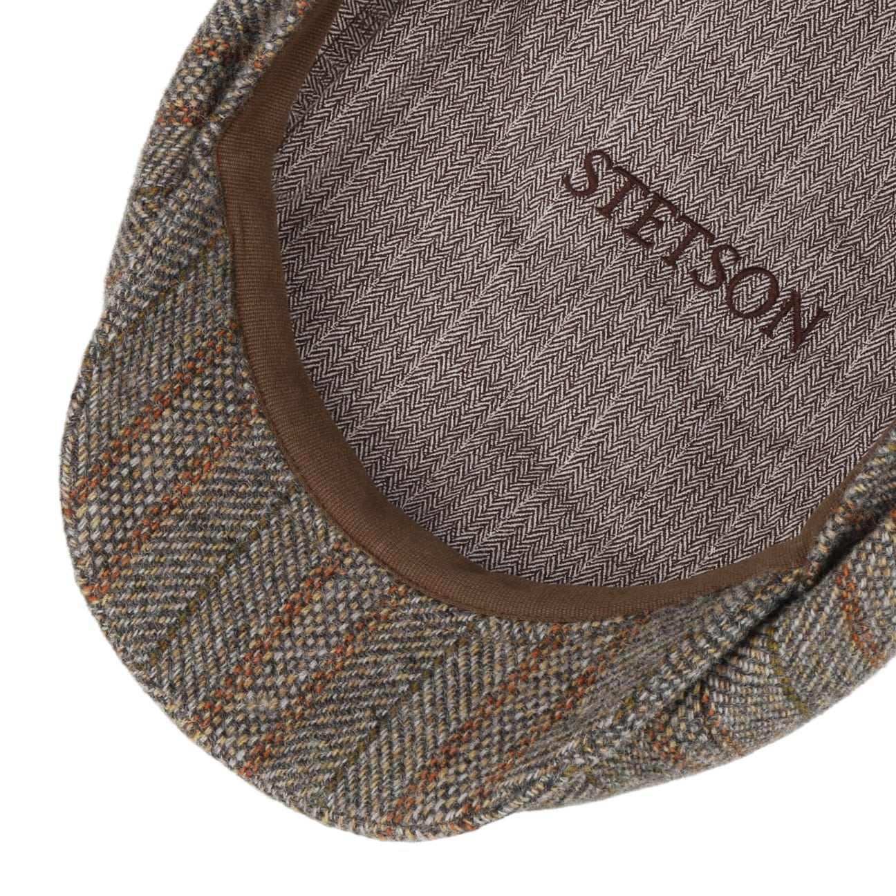 Hatteras Herringbone Stripe Flat Cap by Stetson - JJ Hat Center ®