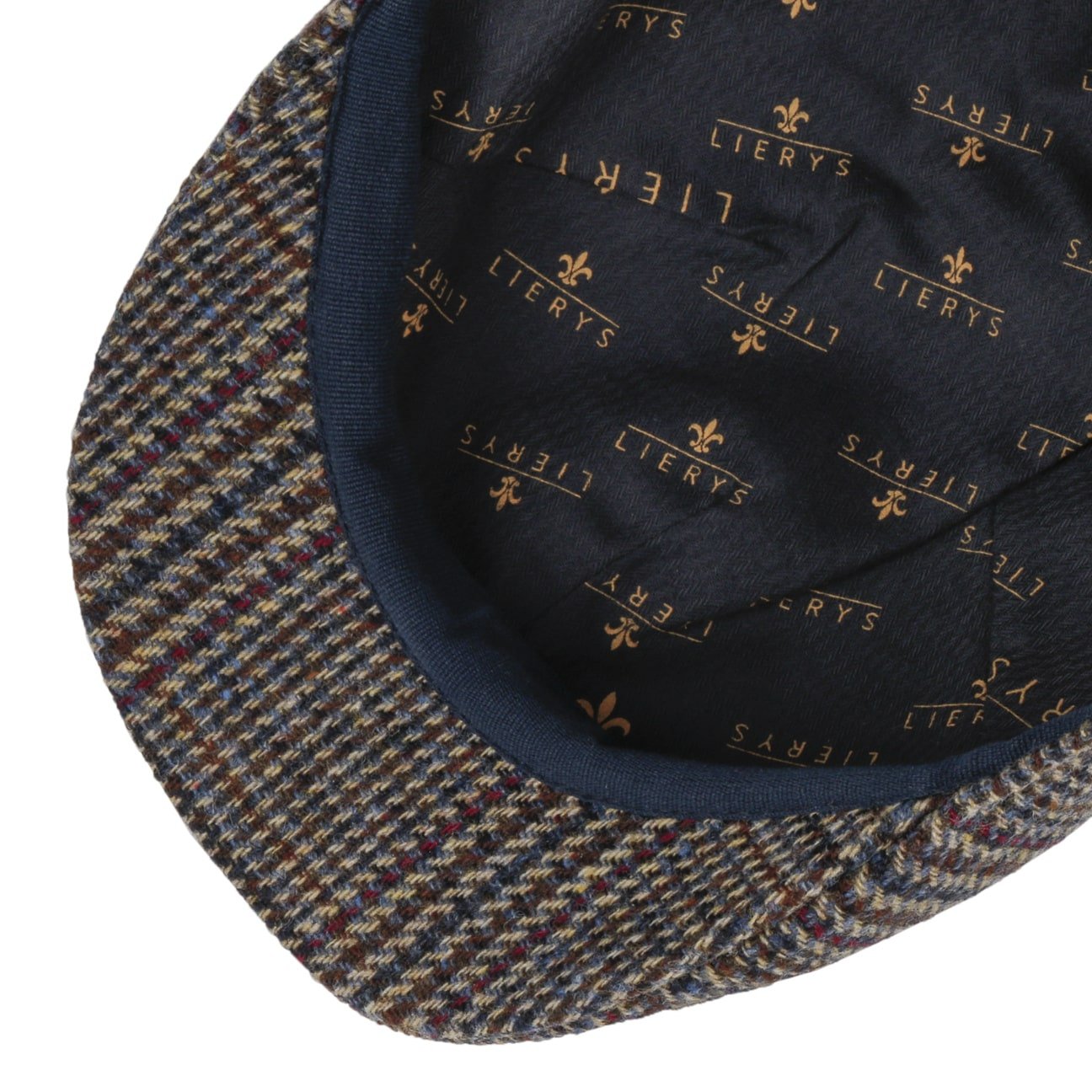 Spickard Wool Glencheck 6 - Quarter Cap by Lierys - JJ Hat Center ®