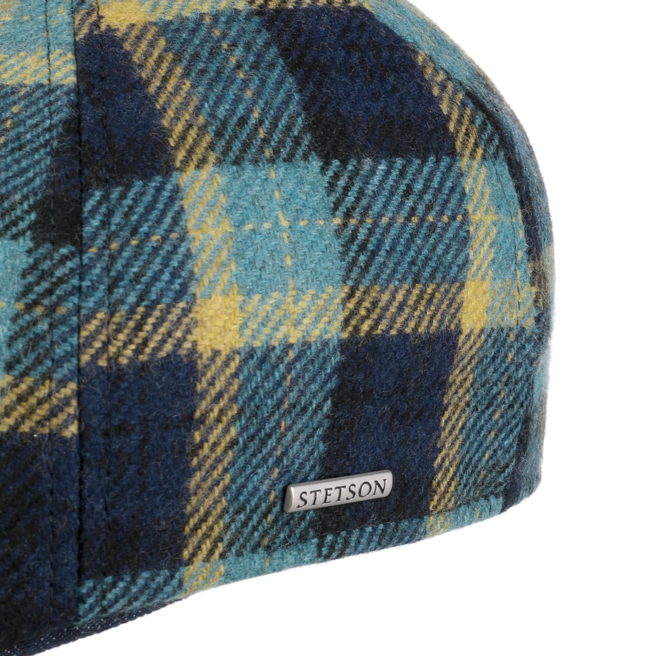 Texas Genola Wool Check Flat Cap by Stetson - JJ Hat Center ®