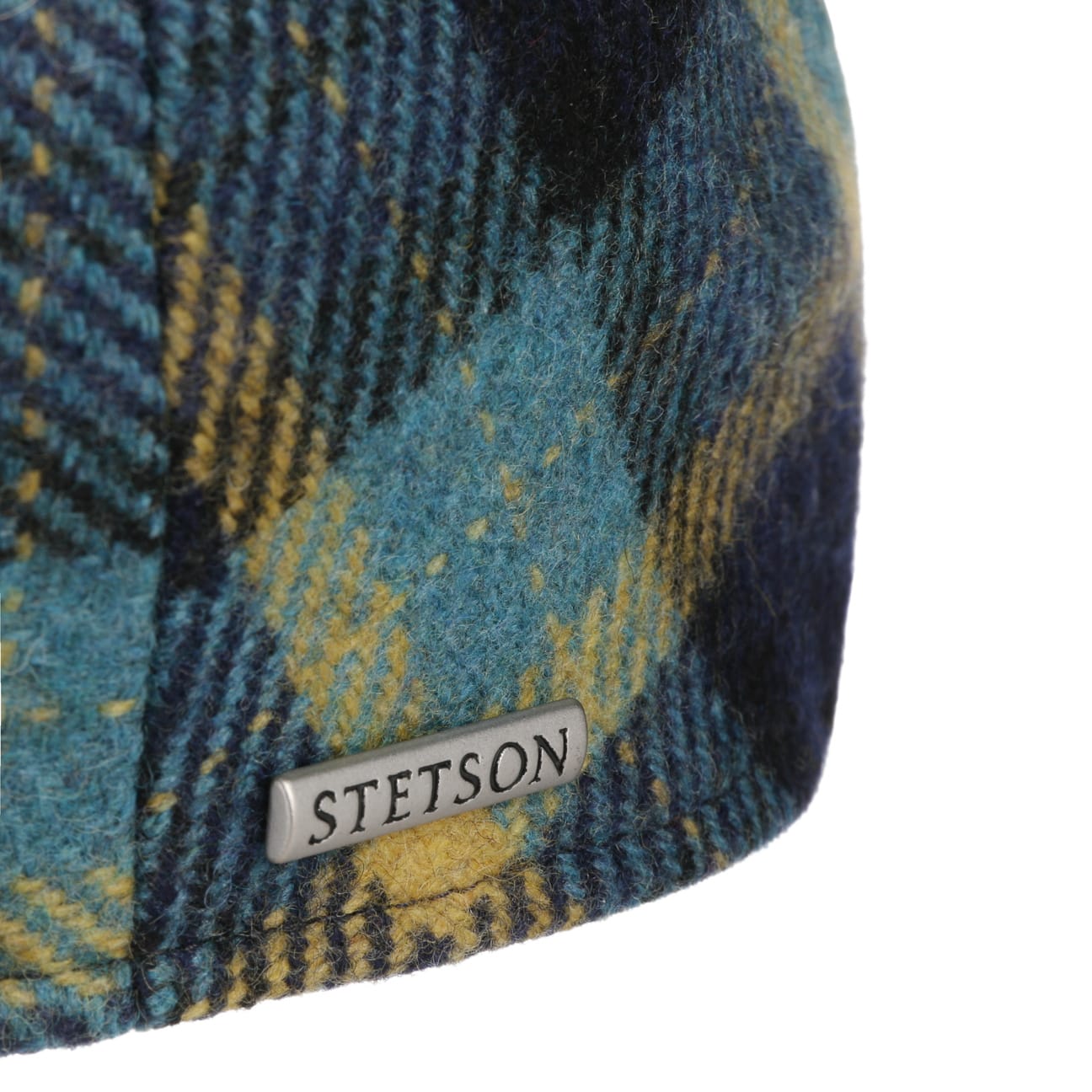 Kent Genola Wool Check Flat Cap by Stetson - JJ Hat Center ®