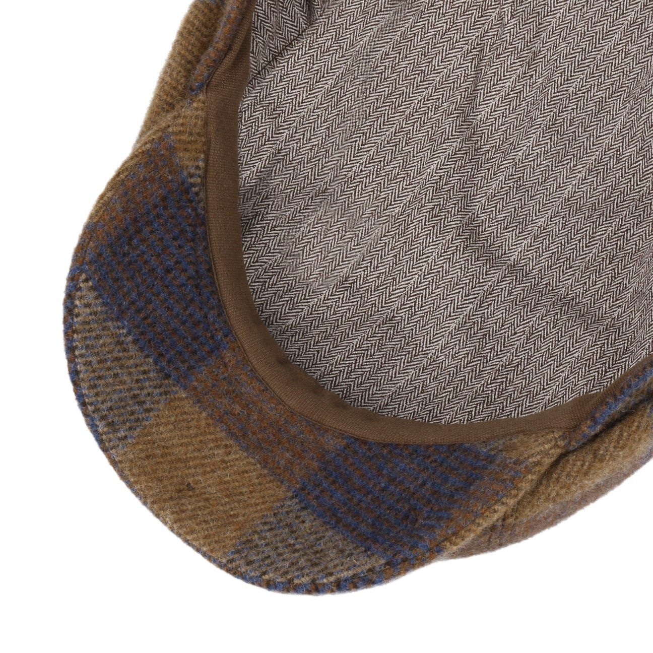 Hatteras Ankeny Wool Check Flat Cap - JJ Hat Center ®