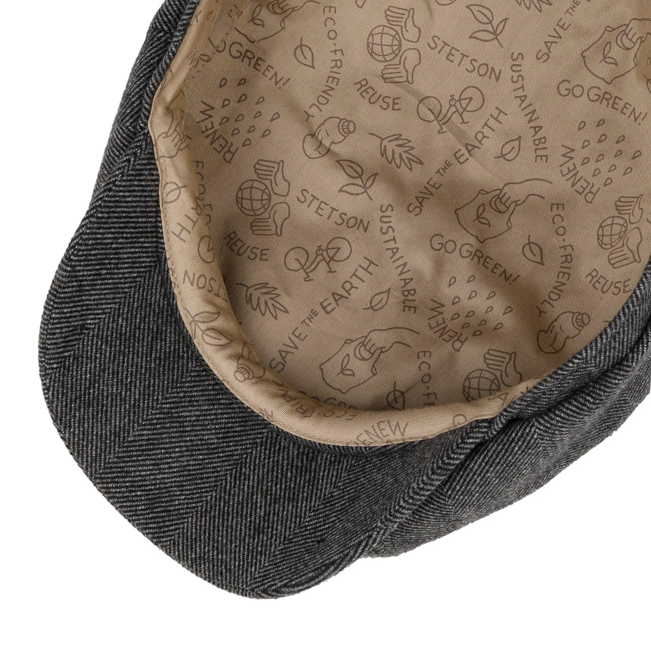 Hatteras Sustainable Cashmere Newsboy Cap by Stetson - JJ Hat Center ®
