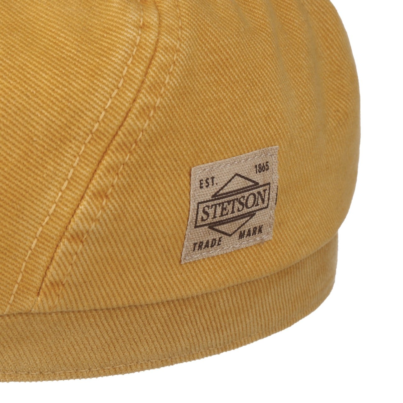 Soft Cotton 6 Panel Flat Cap by Stetson - JJ Hat Center ®