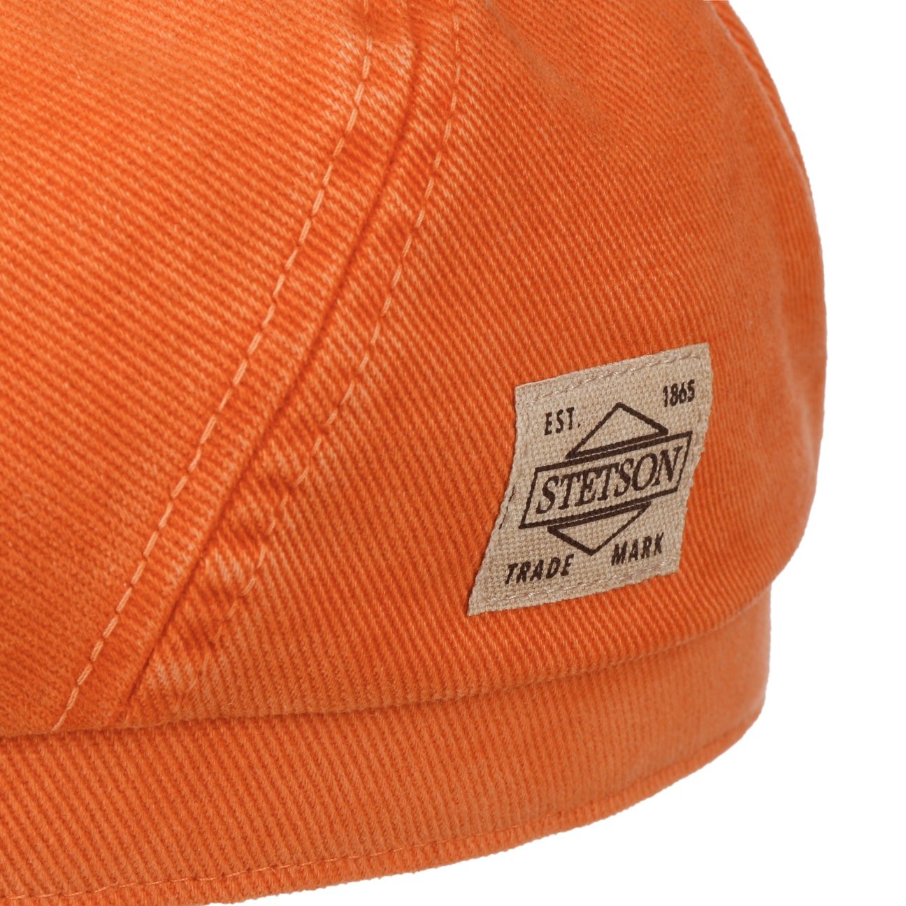 Soft Cotton 6 Panel Flat Cap by Stetson - JJ Hat Center ®
