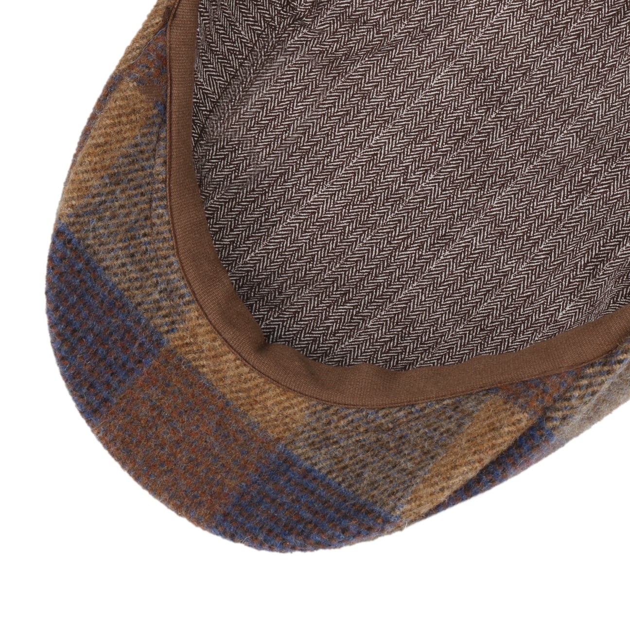 Ankeny Ivy Wool Check Flat Cap by Stetson - JJ Hat Center ®