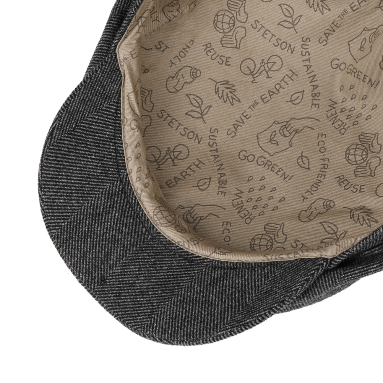 Sustainable Cashmere Flat Cap by Stetson - JJ Hat Center ®