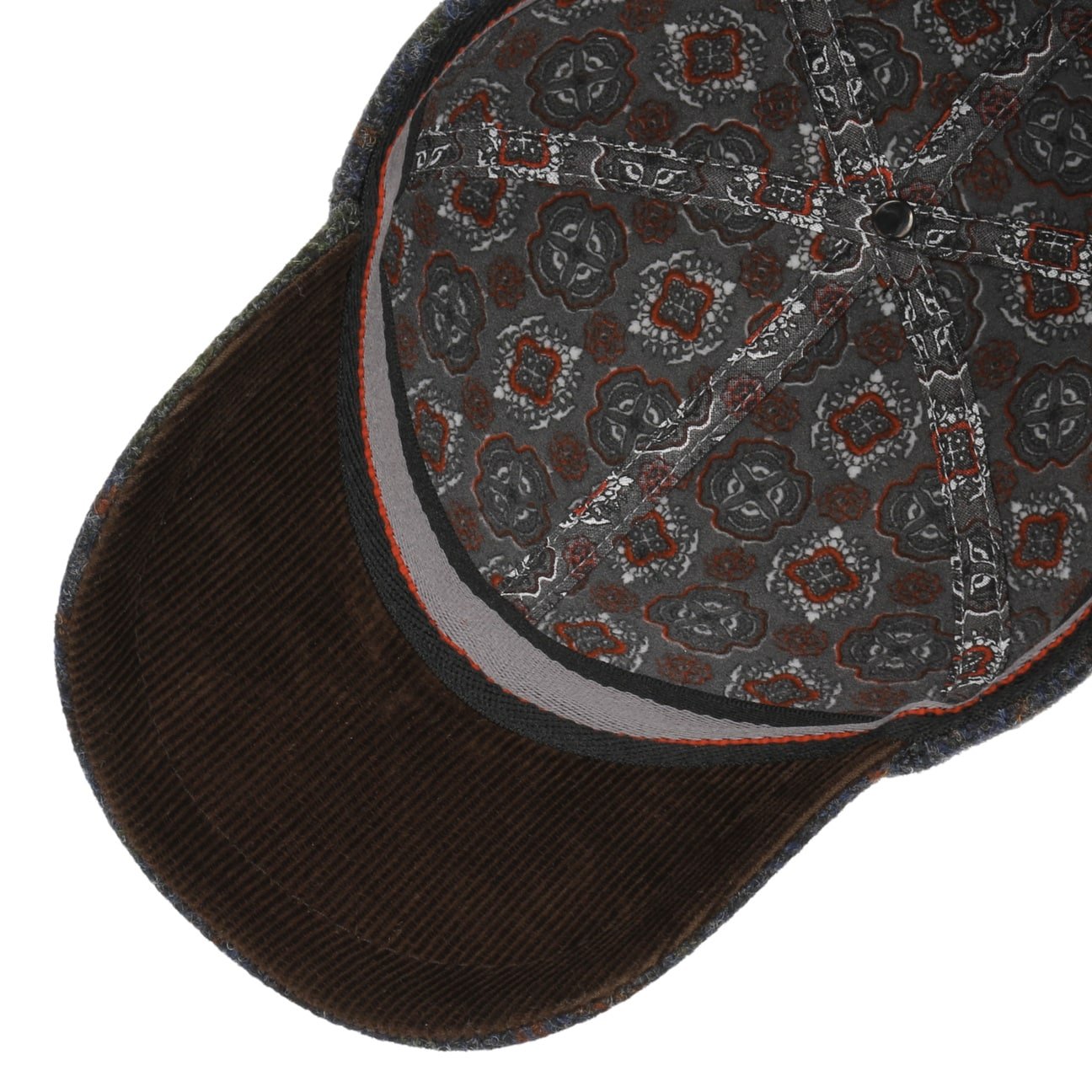 Harris Tweed Check Cap by Lierys Gold - JJ Hat Center ®