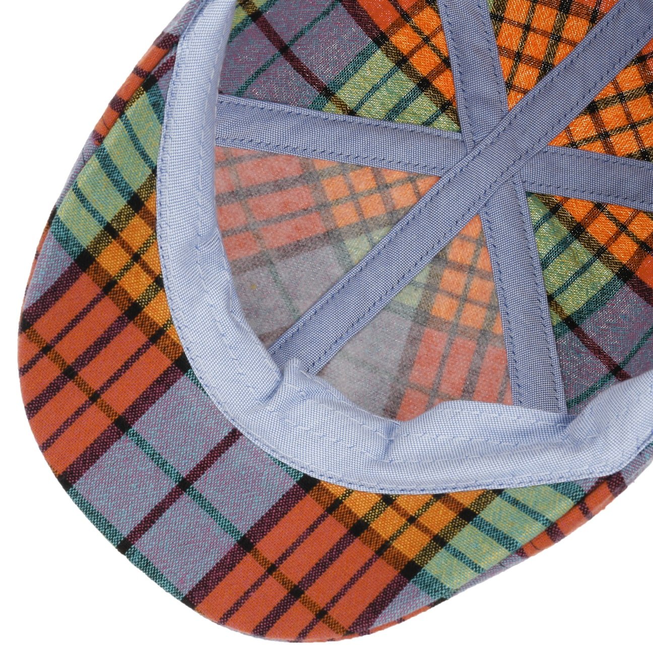 Texas Colour Check Flat Cap by Stetson - JJ Hat Center ®