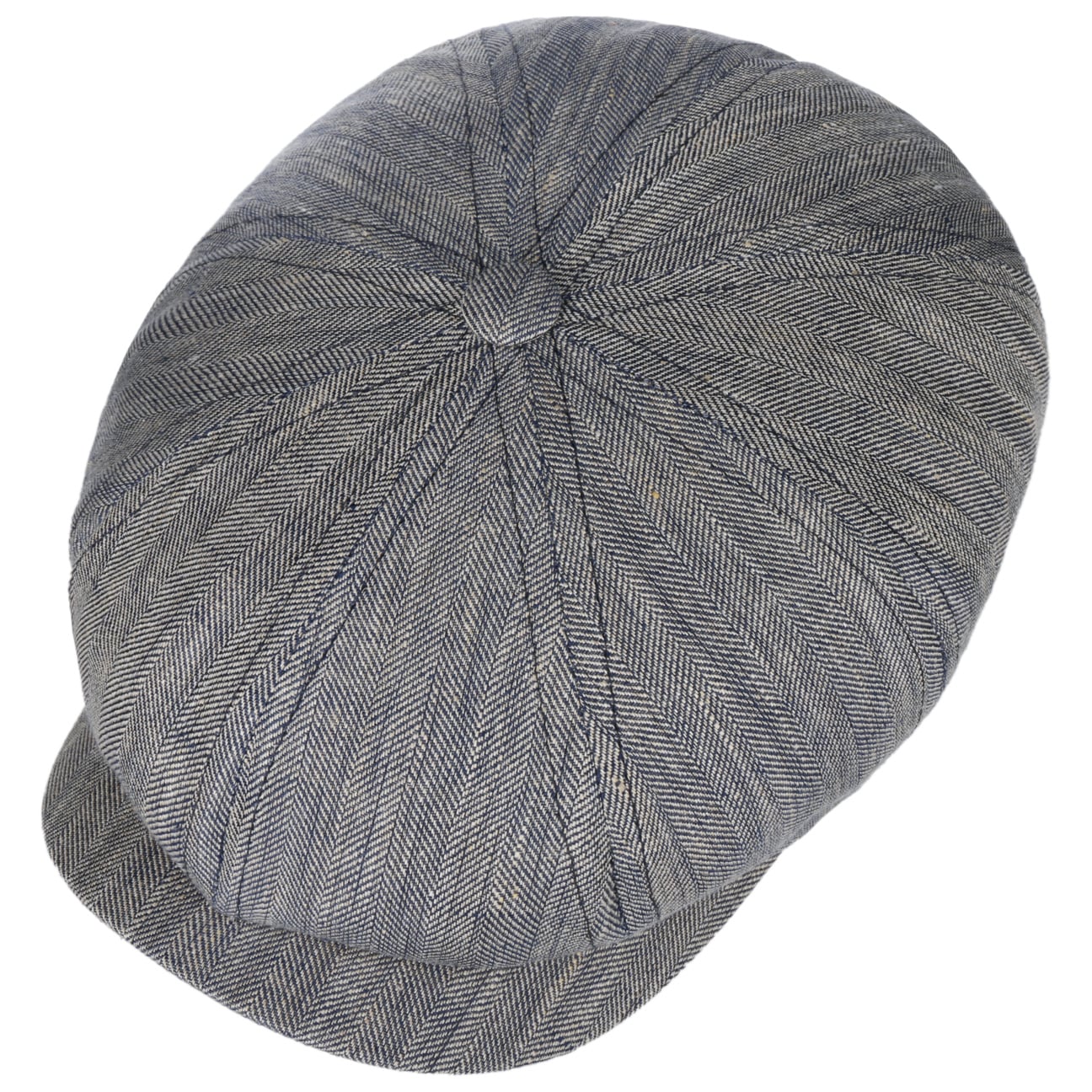 Herringbone Linen Newsboy Cap by Lierys - JJ Hat Center ®