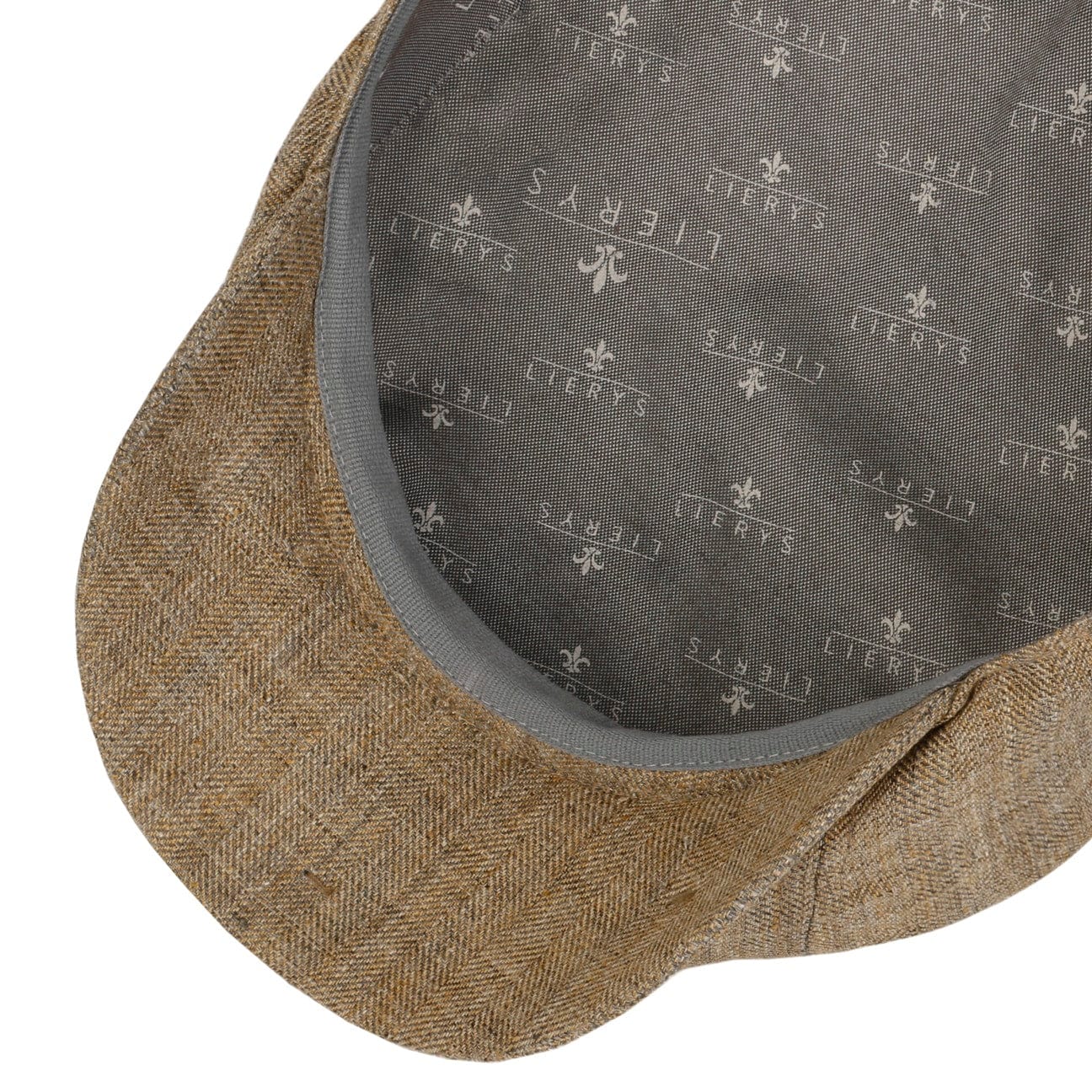 Herringbone Linen Newsboy Cap by Lierys - JJ Hat Center ®