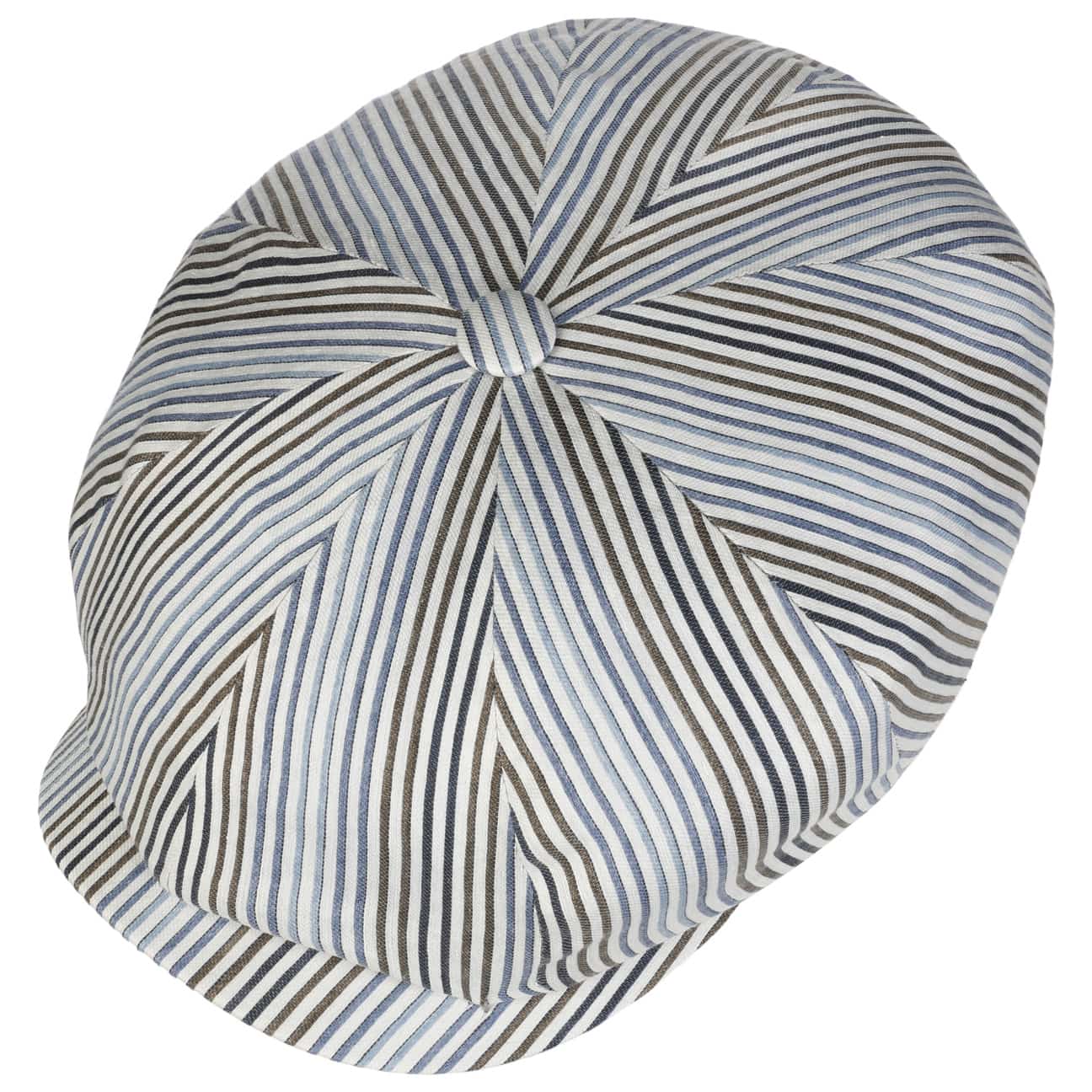Hatteras Fresh Stripes Flat Cap by Stetson - JJ Hat Center ®