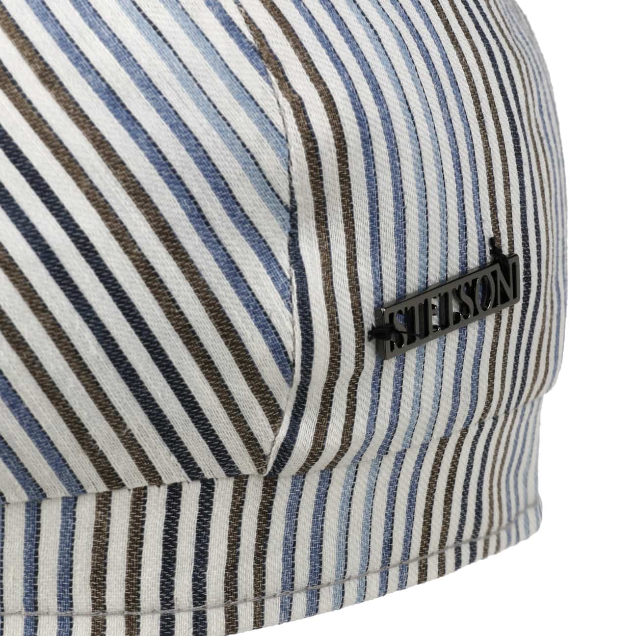 Hatteras Fresh Stripes Flat Cap by Stetson - JJ Hat Center ®