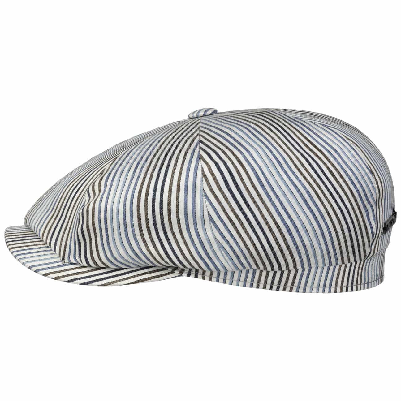 Hatteras Fresh Stripes Flat Cap by Stetson - JJ Hat Center ®