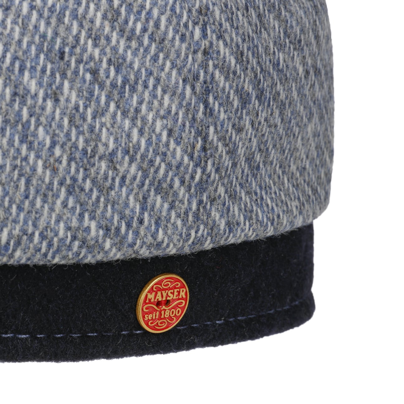 Seven Contrast Edge Flat Cap by Mayser - JJ Hat Center ®