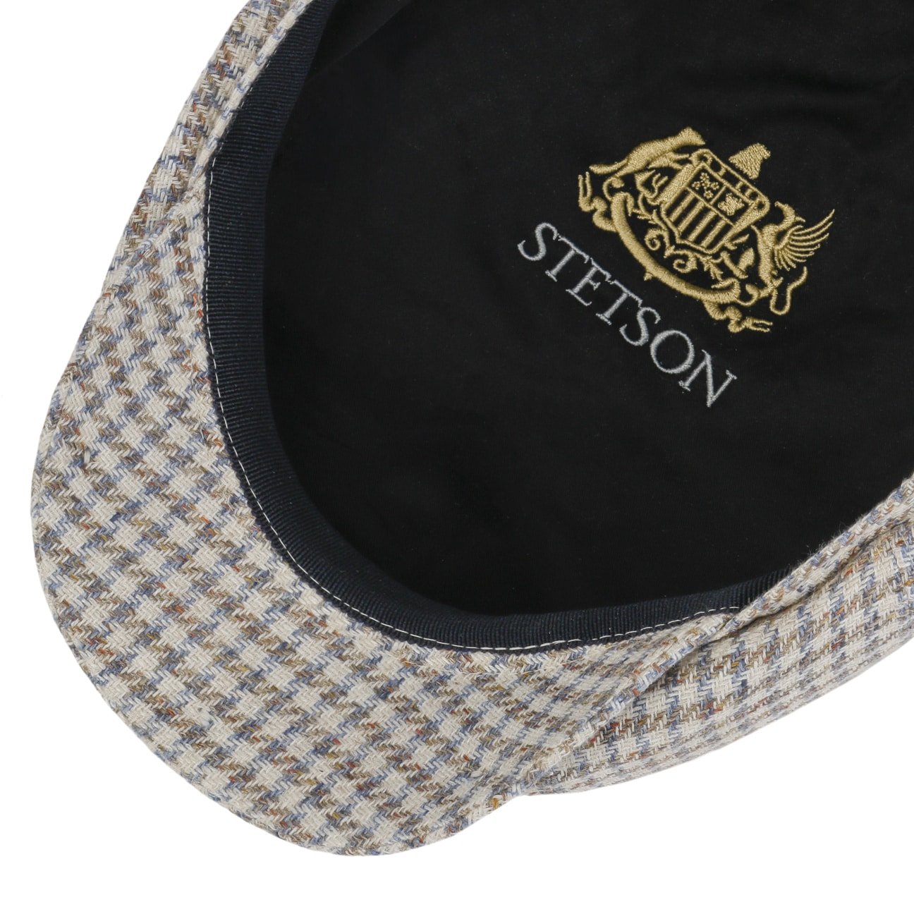 Hatteras Tweed Houndstooth Newsboy Cap by Stetson - JJ Hat Center ®