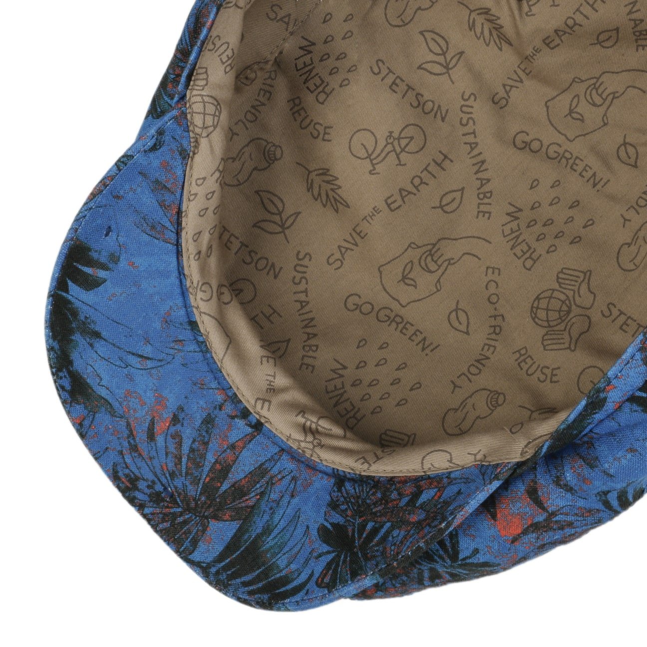Conteo Sustainable Linen Flat Cap by Stetson - JJ Hat Center ®