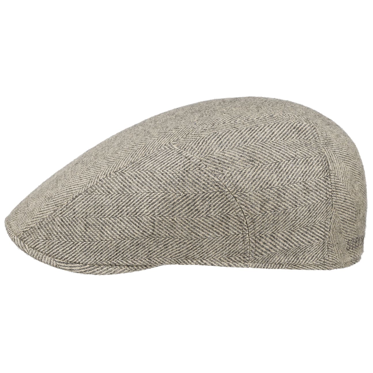 Sustainable Herringbone Flat Cap - JJ Hat Center ®