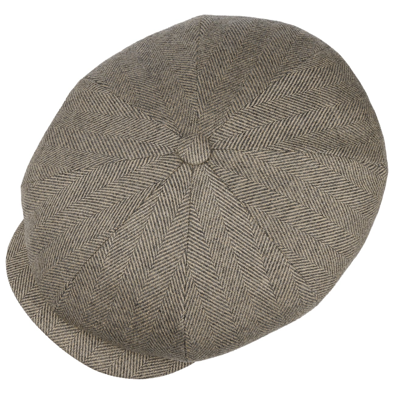 Hatteras Organic Herringbone Flat Cap - JJ Hat Center ®