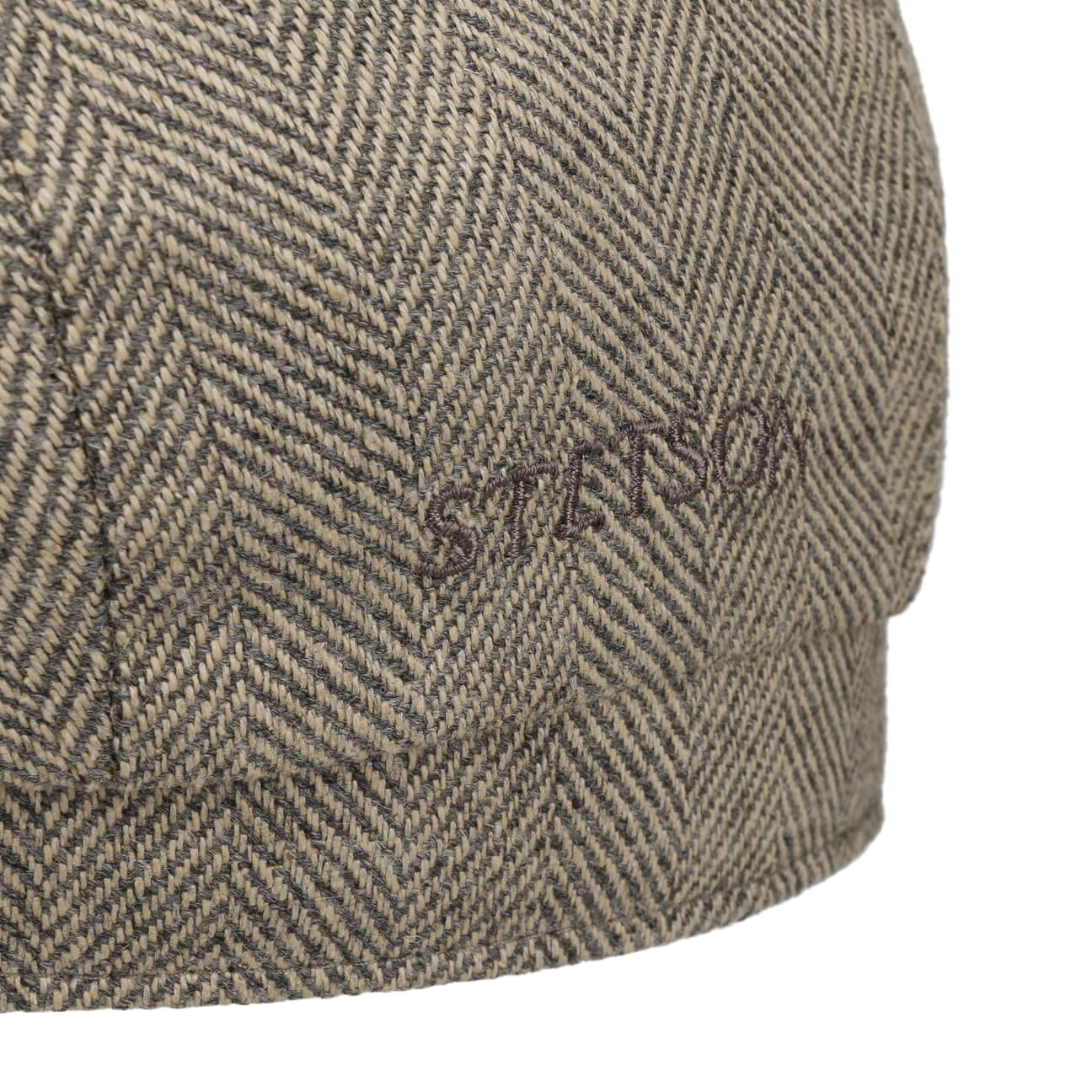 Hatteras Organic Herringbone Flat Cap by Stetson - JJ Hat Center ®