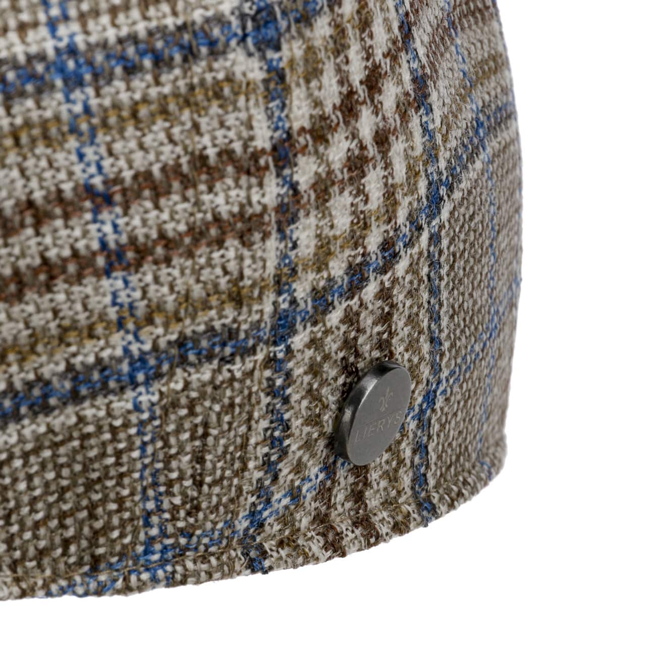 Glencheck 8 Panel Flat Cap by Lierys - JJ Hat Center ®